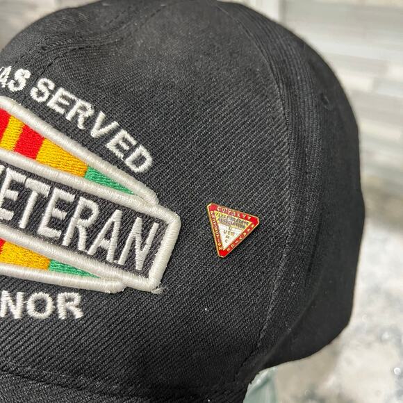 Vietnam Veteran Time Was Served Time To Honor Adjustable Baseball Cap Hat - Picture 2 of 5